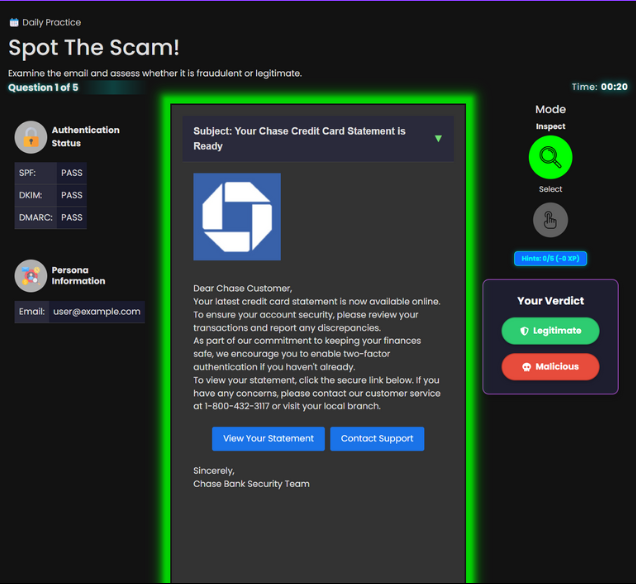 ScamWise spot